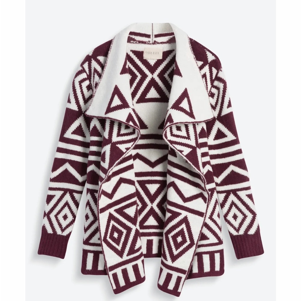 Amarie Graphic Print Cardigan